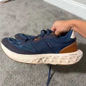 Cole Haan Men's Navy and Brown Sneakers size 12